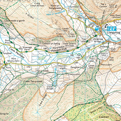 Powys - Powys 4 (1:25,000) Preview 3