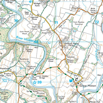 Hurst Green & Whitewell Ward 1 (1:25,000) Preview 2