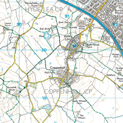 Seighford & Church Eaton Ward 1 (1:25,000) Preview 2