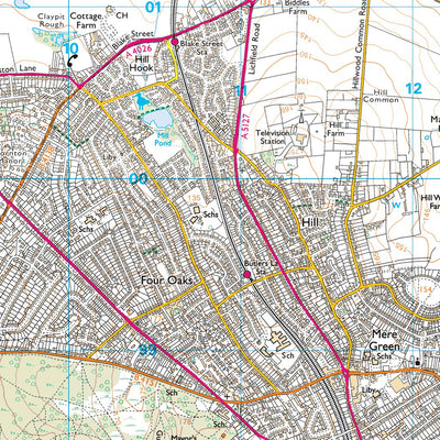 Bourne Vale Ward 1 (1:25,000) Preview 2