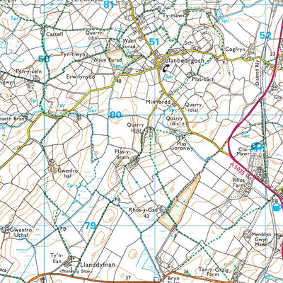Sir Ynys Mon - Isle of Anglesey 1 (1:25,000) Preview 2