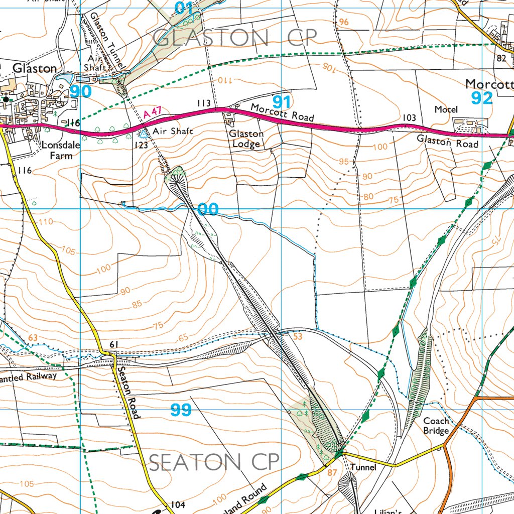 Oundle Ward 1 (1:25,000) Map by UK Topographic Maps | Avenza Maps
