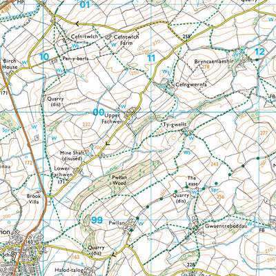 Powys - Powys 10 (1:25,000) Preview 2