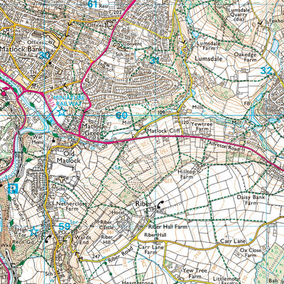Ashover Ward 1 (1:25,000) Preview 2
