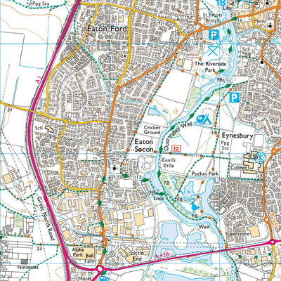Wyboston Ward 1 (1:25,000) Preview 3