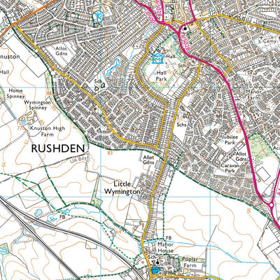 Hackleton and Grange Park Ward 1 (1:25,000) Preview 3