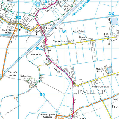 Upwell & Delph Ward 1 (1:25,000) Preview 2