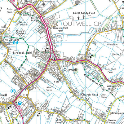 Upwell & Delph Ward 1 (1:25,000) Preview 3