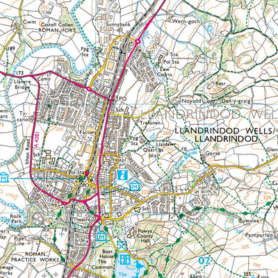 Powys - Powys 6 (1:25,000) Preview 3