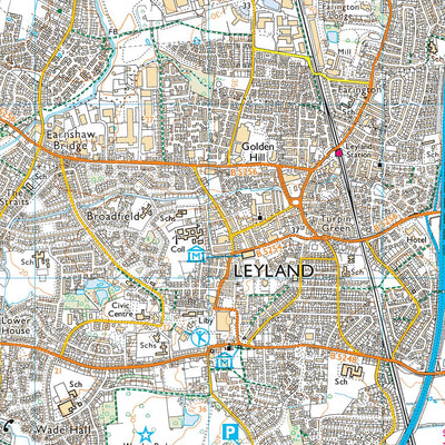 Burscough Bridge & Rufford Ward 1 (1:25,000) Preview 3