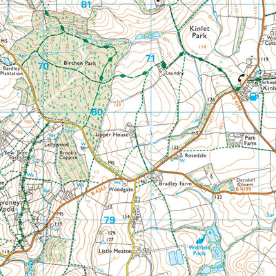 Bewdley & Rock Ward 1 (1:25,000) Preview 2
