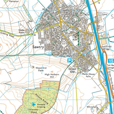 Thrapston Ward 1 (1:25,000) Preview 3