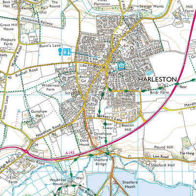 Bungay & Wainford Ward 1 (1:25,000) Preview 3