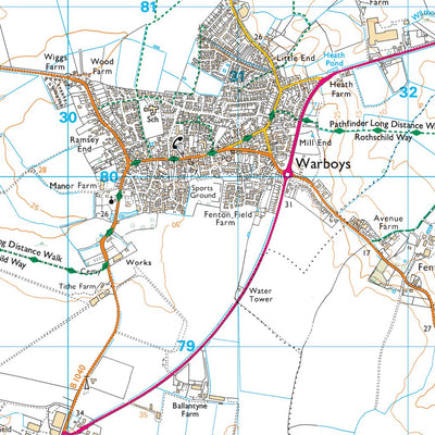 Warboys Ward 1 (1:25,000) Preview 2
