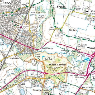 Bressingham & Burston Ward 1 (1:25,000) Preview 3