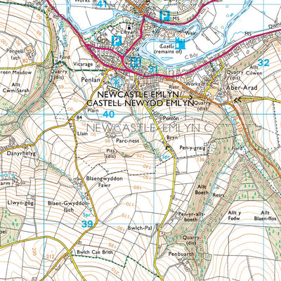 Sir Ceredigion - Ceredigion 4 (1:25,000) Preview 2