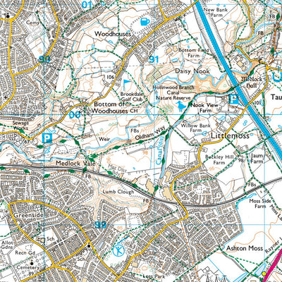Saddleworth North Ward 1 (1:25,000) Preview 2
