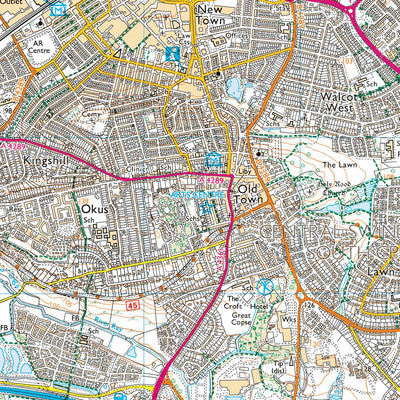 Wroughton and Wichelstowe Ward 1 (1:25,000) Preview 3