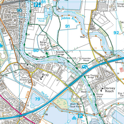 Hurley & Walthams Ward 1 (1:25,000) Preview 2