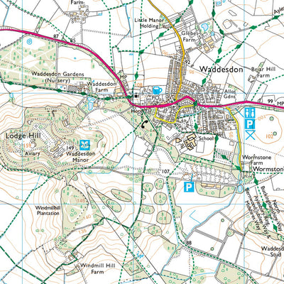 Grendon Underwood Ward 1 (1:25,000) Preview 3