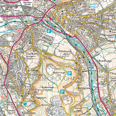 Grumbolds Ash with Avening Ward 1 (1:25,000) Preview 3