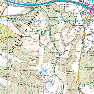 Haseley Brook Ward 1 (1:25,000) Preview 3