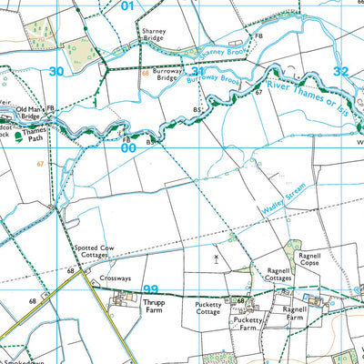 Alvescot and Filkins Ward 1 (1:25,000) Preview 2