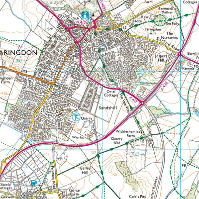 Alvescot and Filkins Ward 1 (1:25,000) Preview 3