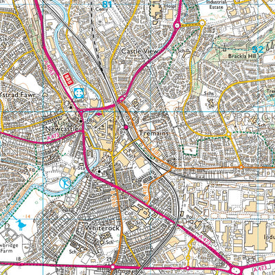 Pen-y-bont ar Ogwr - Bridgend 1 (1:25,000) Preview 2