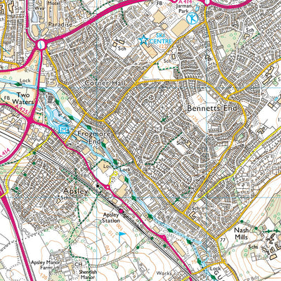Bovingdon, Flaunden and Chipperfield Ward 1 (1:25,000) Preview 3