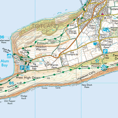 Milford & Hordle Ward 1 (1:25,000) Preview 3