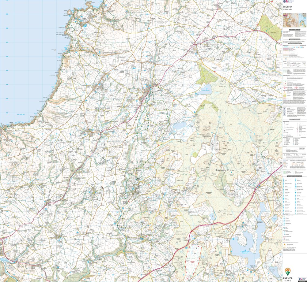 Cornwall 14 (1:25,000) Map by UK Topographic Maps | Avenza Maps