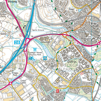 Casnewydd - Newport 1 (1:25,000) Preview 3