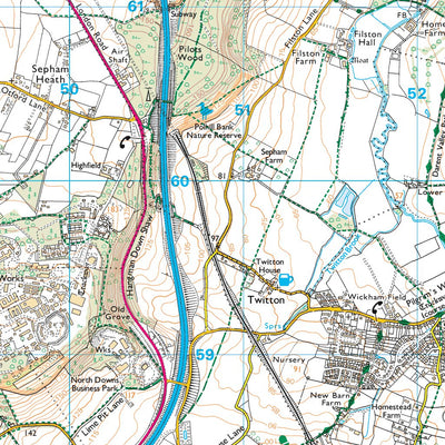 Brasted, Chevening & Sundridge Ward 1 (1:25,000) Preview 2