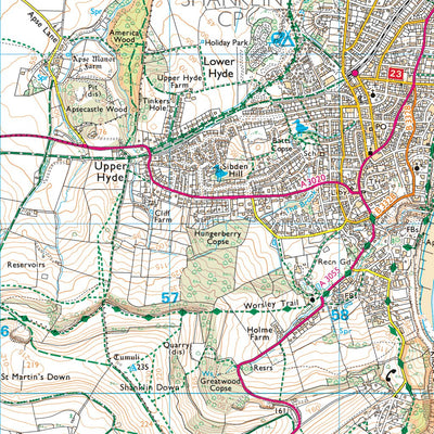 Isle of Wight 1 (1:25,000) Preview 3