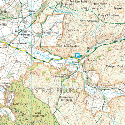 Sir Ceredigion - Ceredigion 1 (1:25,000) Preview 3