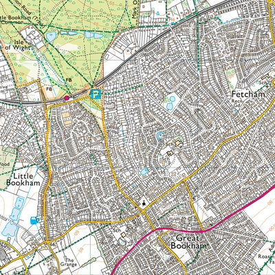 Clandon & Horsley Ward 1 (1:25,000) Preview 3