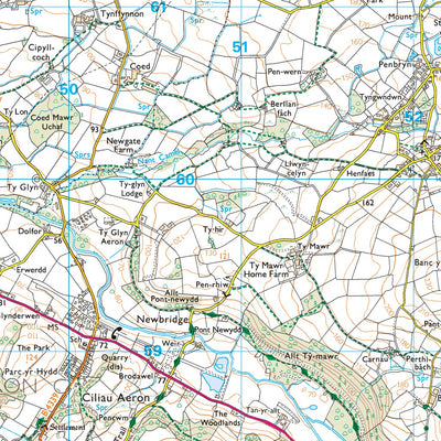 Sir Ceredigion - Ceredigion 7 (1:25,000) Preview 2