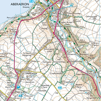 Sir Ceredigion - Ceredigion 7 (1:25,000) Preview 3