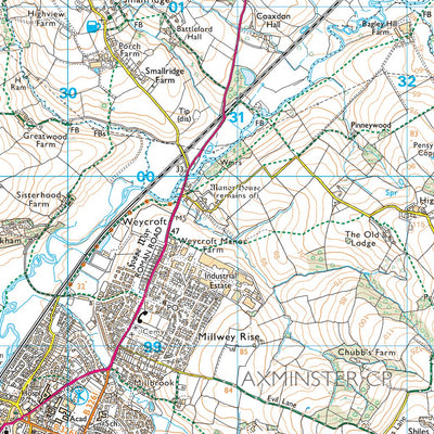 Marshwood Vale Ward 1 (1:25,000) Preview 2
