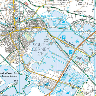 Coln Valley Ward 1 (1:25,000) Preview 3