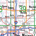 Iowa Atlas & Gazetteer Overview Map Preview 2
