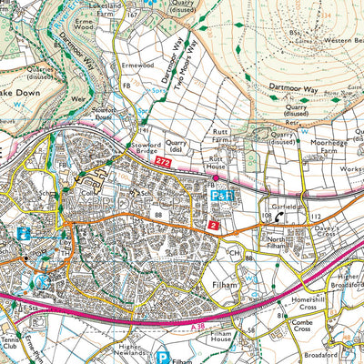South Brent Ward 1 (1:25,000) Preview 3