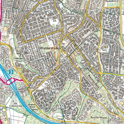 East and West Peckham, Mereworth & Wateringbury Ward 1 (1:25,000) Preview 3