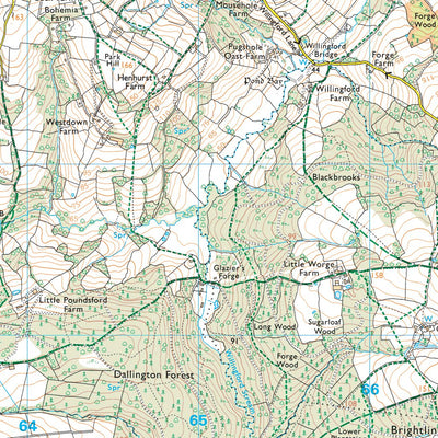Burwash & the Weald Ward 1 (1:25,000) Preview 3