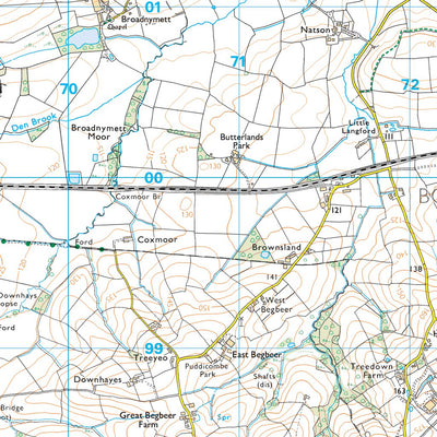 Exbourne Ward 1 (1:25,000) Preview 2