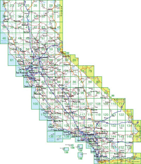 California Atlas & Gazetteer - Overview Map Preview 1