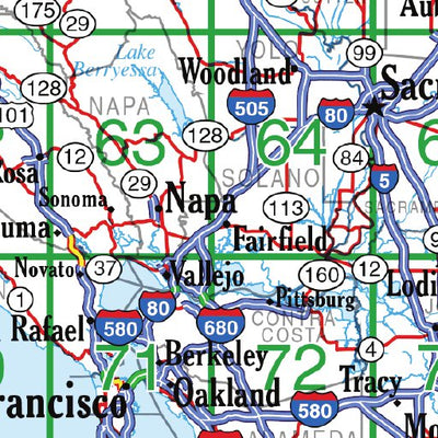 California Atlas & Gazetteer - Overview Map Preview 3
