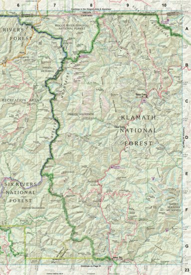 California Atlas & Gazetteer Page 23 Preview 1