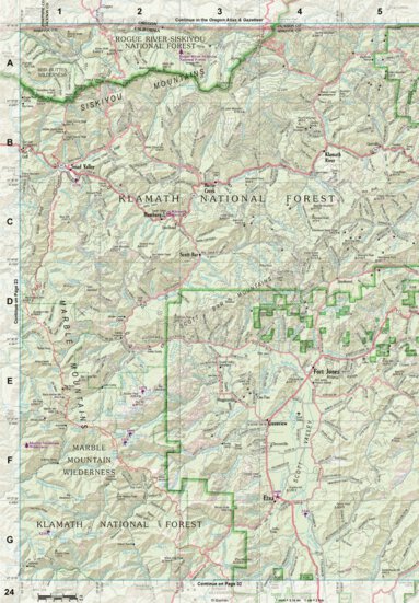 California Atlas & Gazetteer Page 24 Preview 1